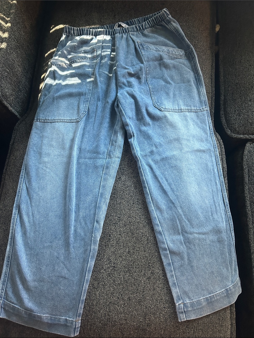Vanilla Star Light Blue Wide-Leg Jeans